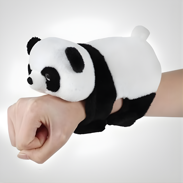Casezy panda slap band bracelet on child's wrist