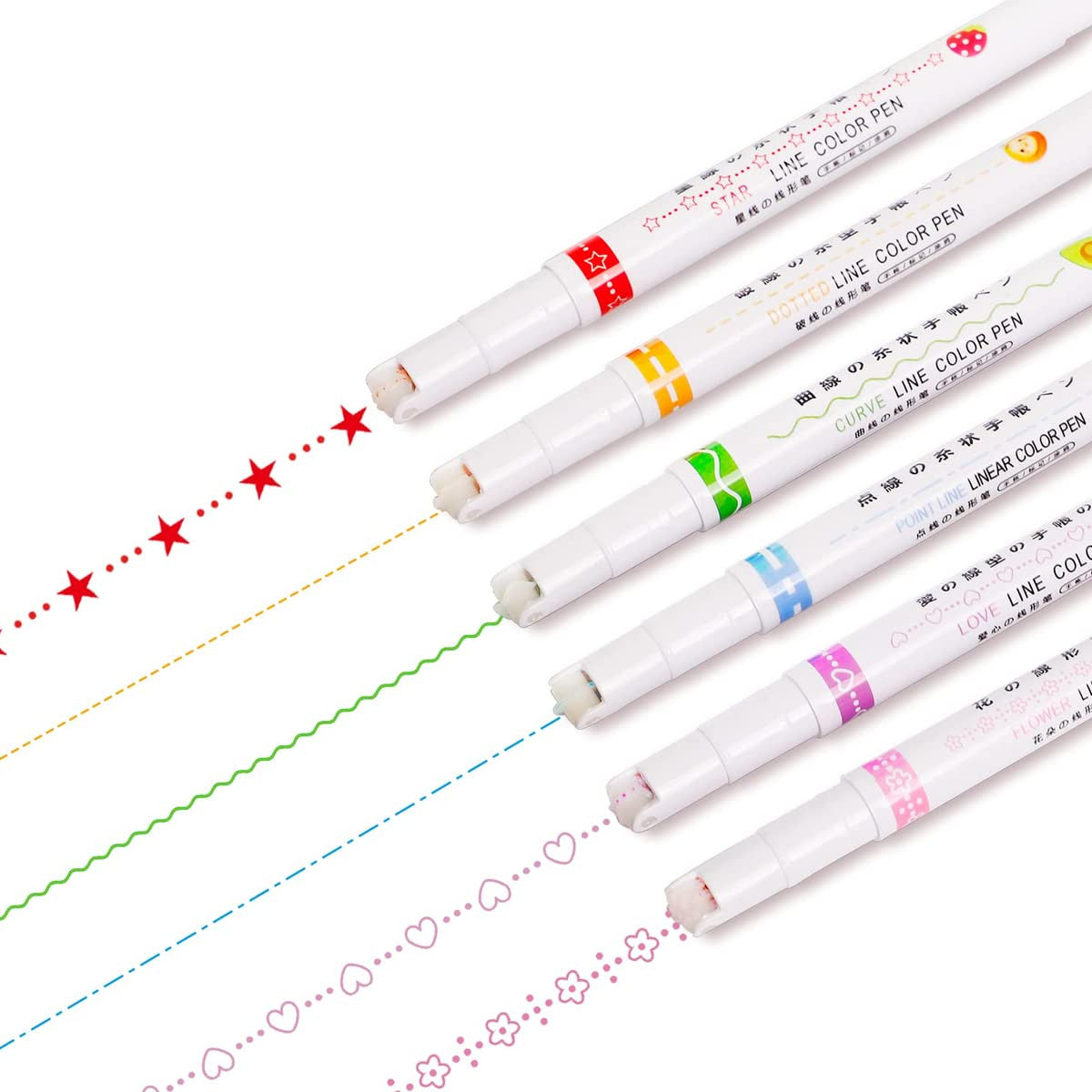 Drawing liner pens being used in bullet journal