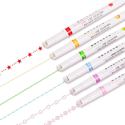 Drawing liner pens being used in bullet journal