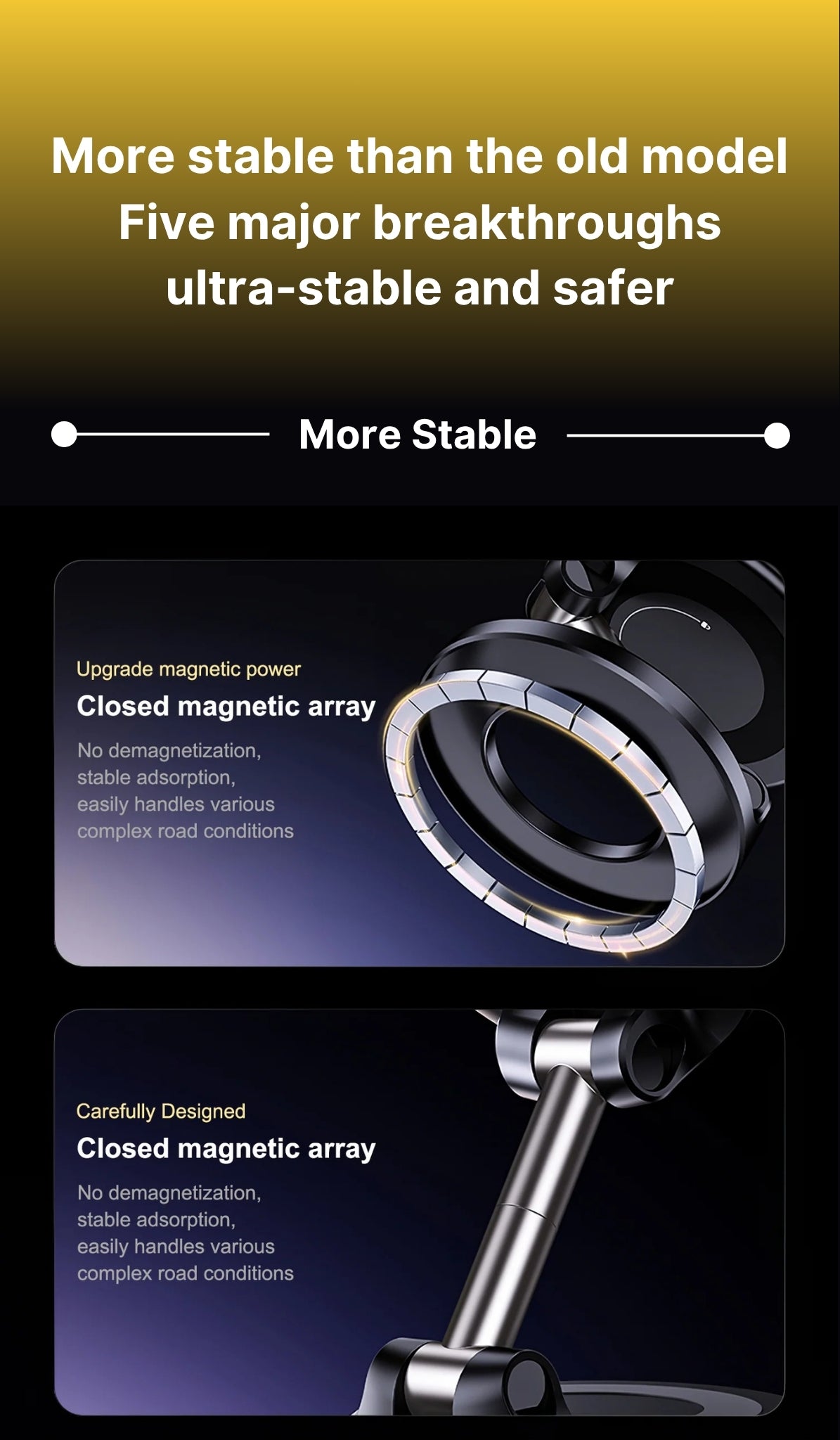 Casezy mag360° vacuum suction magnetic phone holder
