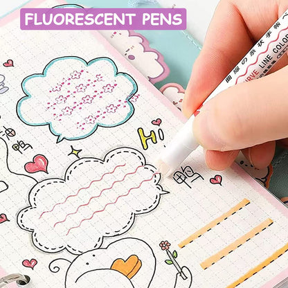 Compact pack of 6-in-1 Casezy drawing pens