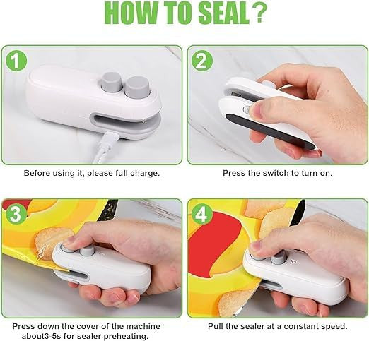 Heat seal demonstration on biscuit wrapper