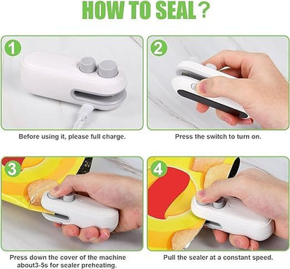 Heat seal demonstration on biscuit wrapper