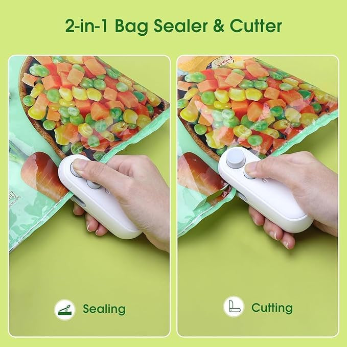 Heat seal demonstration on biscuit wrapper