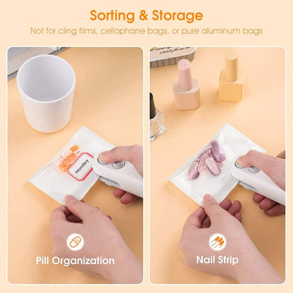 Heat seal demonstration on biscuit wrapper