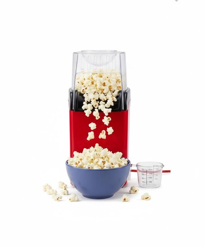 One-touch operation of Casezy hot air popcorn machine