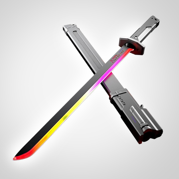 Casezy LED spark sword with 7 colour RGB blade and smoke effect